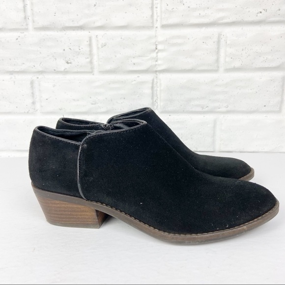 Lucky BRAND Faithly Black Suede Bootie - Picture 1 of 9